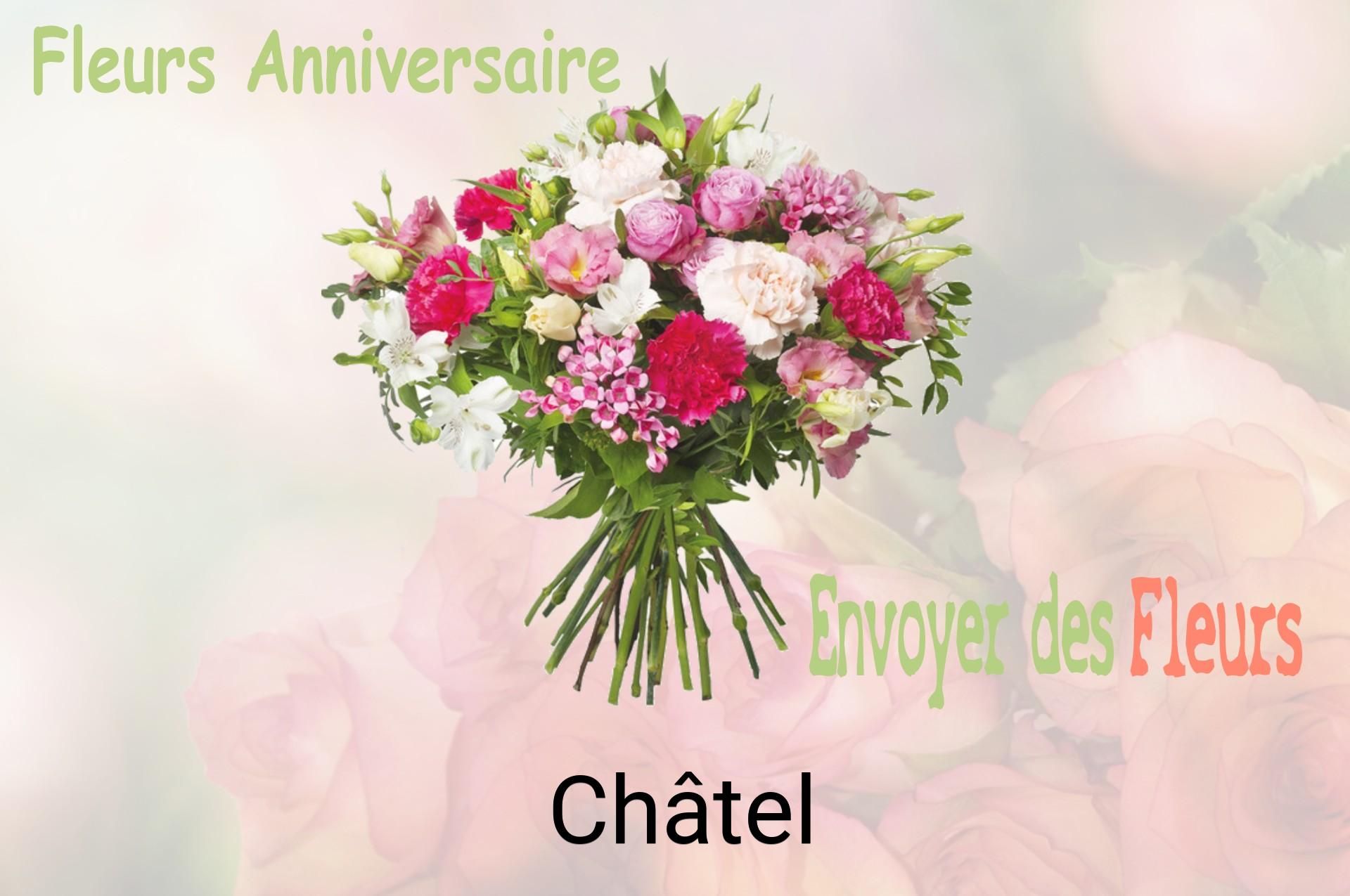 Bouquet de fleurs d’anniversaire livré à Châtel